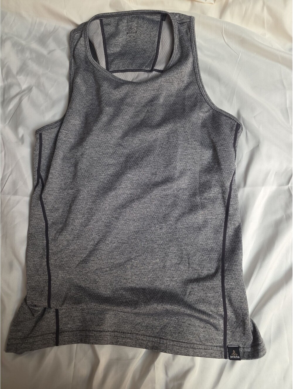 prAna Gray Athletic Tank Top